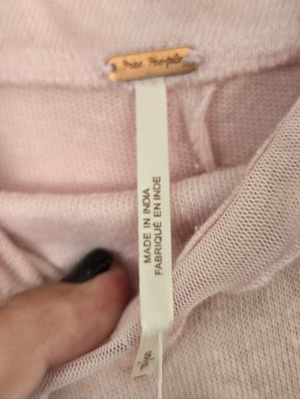 NWT  Free People Pink Mock Neck Layered Mesh Sleeve Top | Balletcore Small